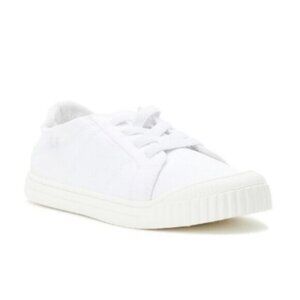 5/$20 NEW 8 Little Girls White Bump Toe Sneakers
